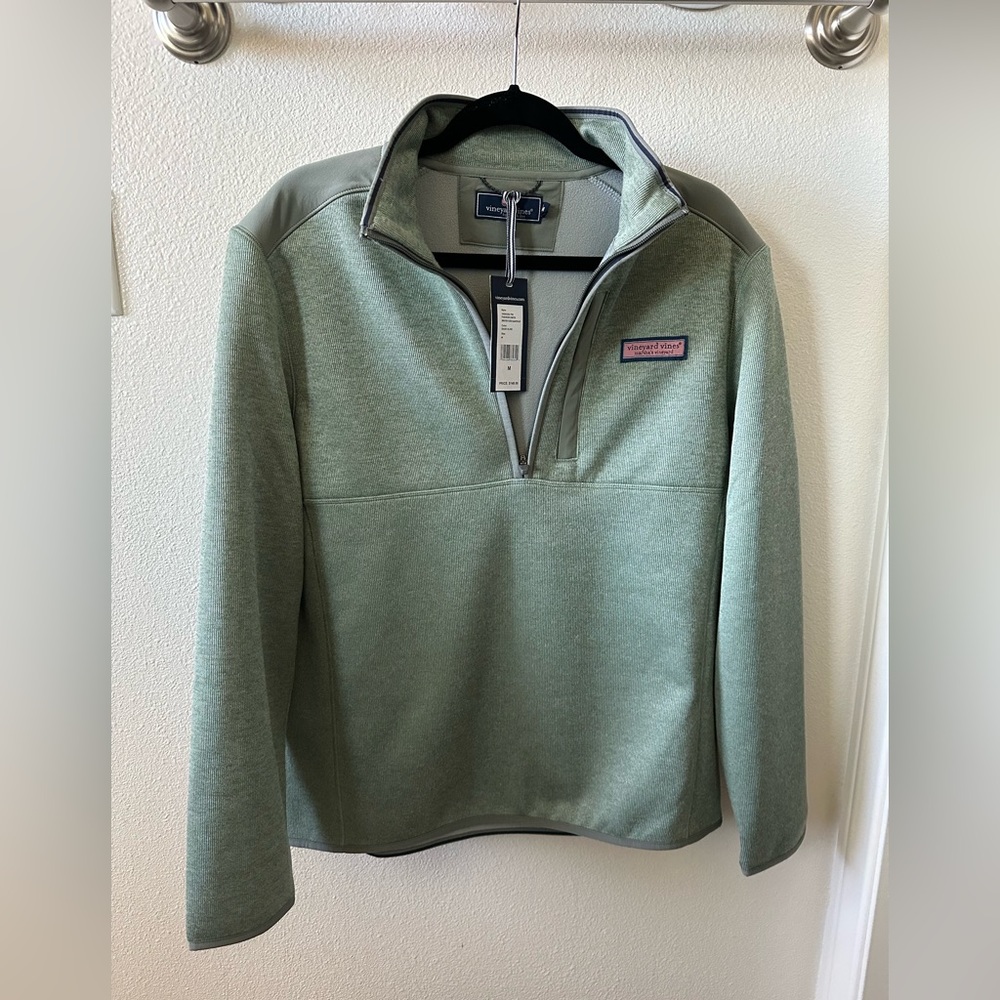 Vineyard Vines Quarter zip sweater fleece size Medium